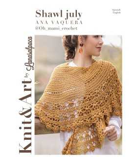 Shawl July pattern