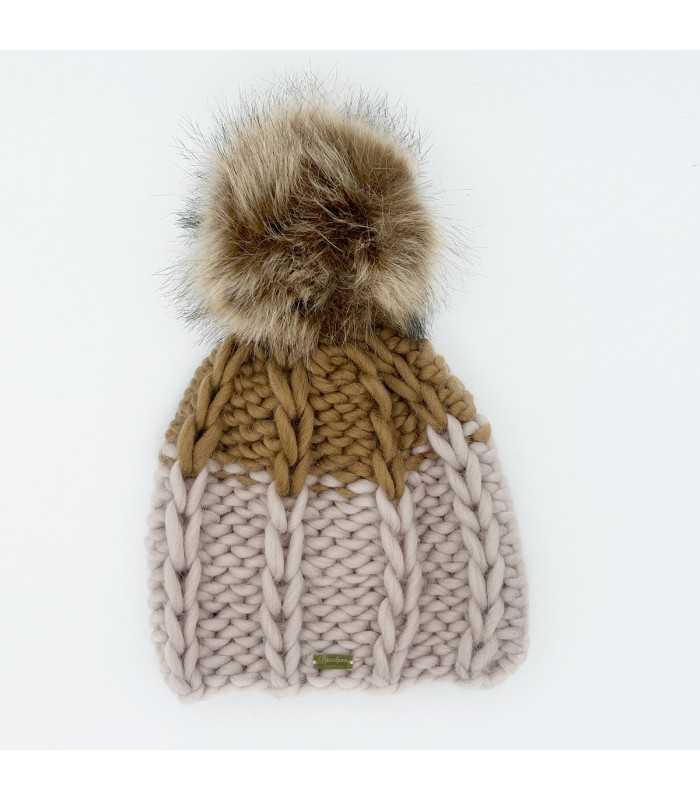 Gorro Marron-Beig