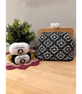Bolso azulejo (dos agujas)