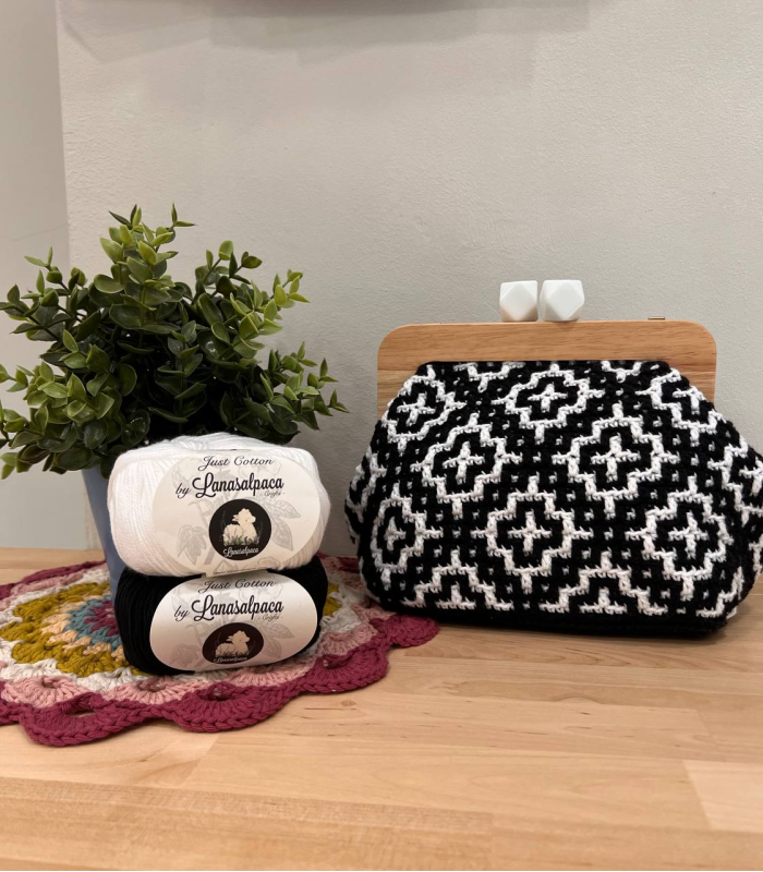 Bolso azulejo (crochet)