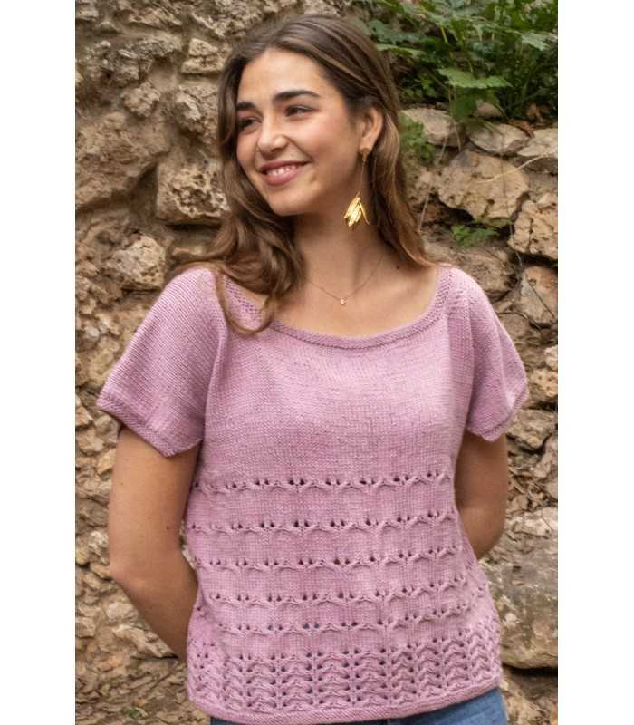 Top Orquídea (Pattern)