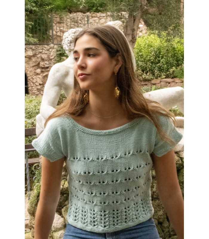 Top Orquídea (Pattern)