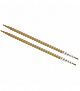 Interchangeable bamboo needle